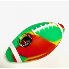 Silicone Hand pipe 4" Football